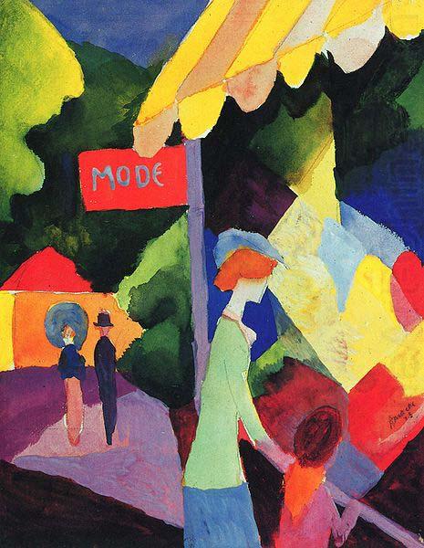 August Macke Modefenster china oil painting image